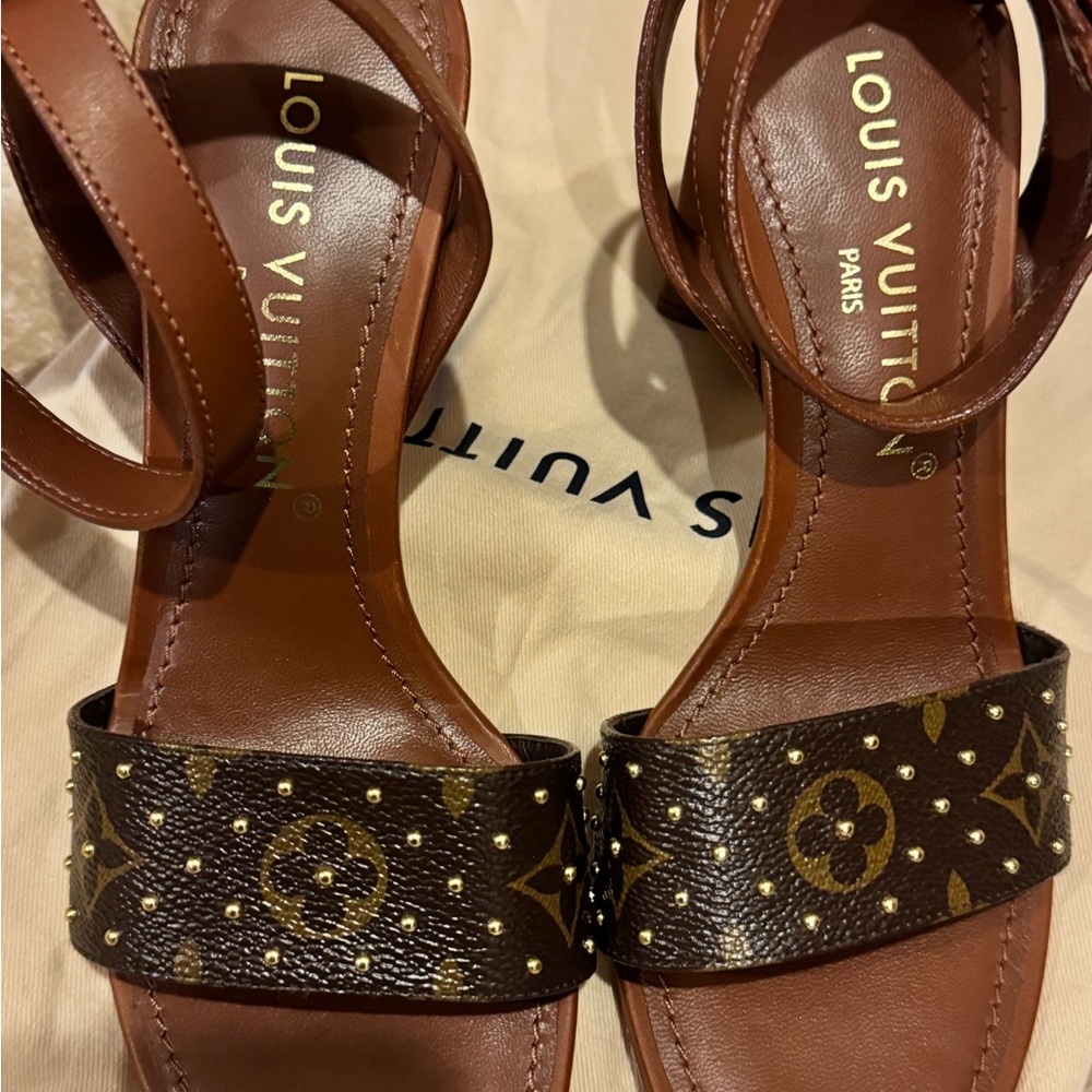 Louis Vuitton monogram sandals